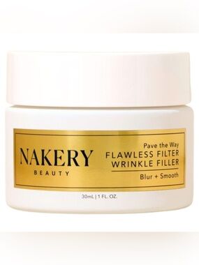 Nakery Beauty Flawless Filter Wrinkle Filler - White & Gold Jar